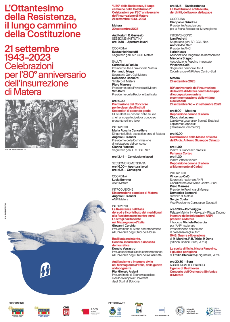 Anniversario Resistenza a Matera 2023