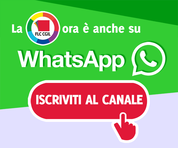 La FLC CGIL nazionale è anche su WhatsApp